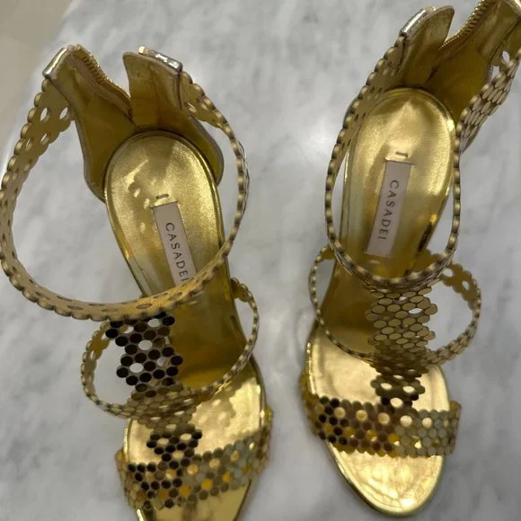CASADEI SHOES GOLD - Picture 4 of 4
